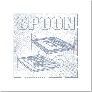 Spoon - Technical Drawing Posters and Art